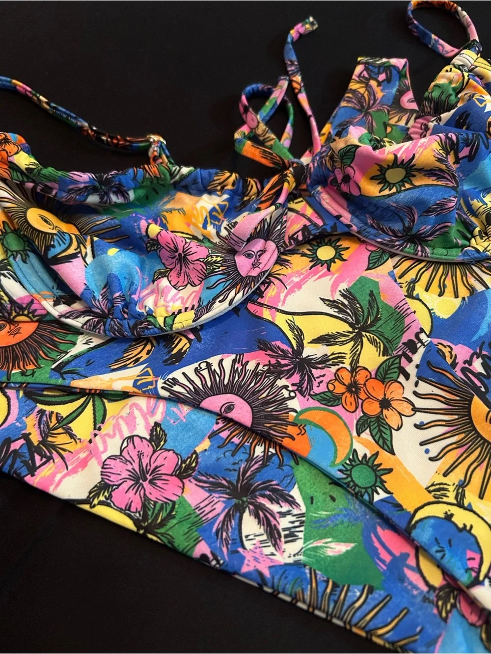 Kulani Kinis x Lexi Hidalgo in Wild Sunchild. Top & Bottom Medium.